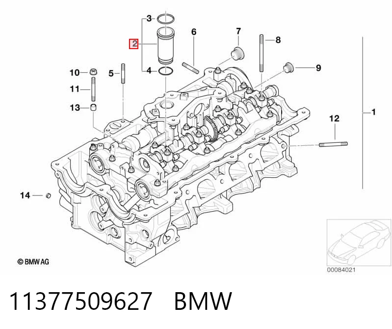 11377509627 BMW Copo da vela de ignição