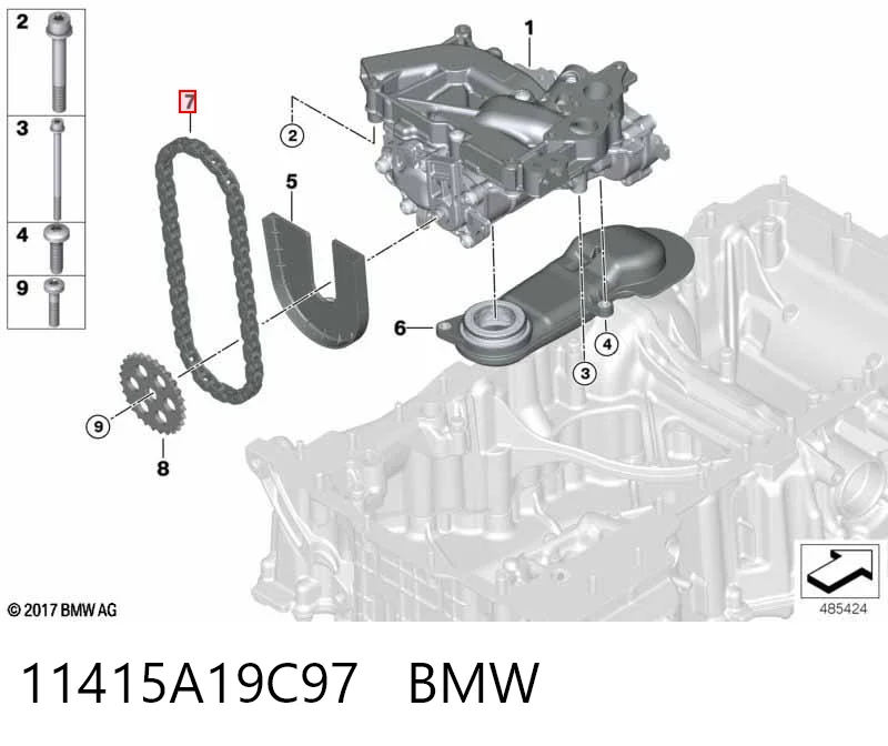 11415A19C97 BMW