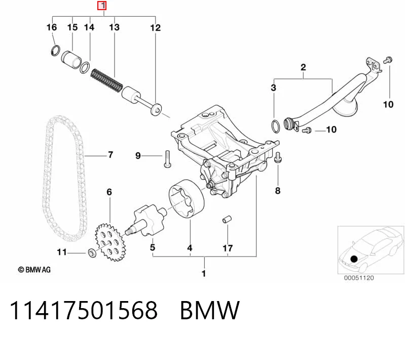 Bomba de óleo para BMW 3 E46