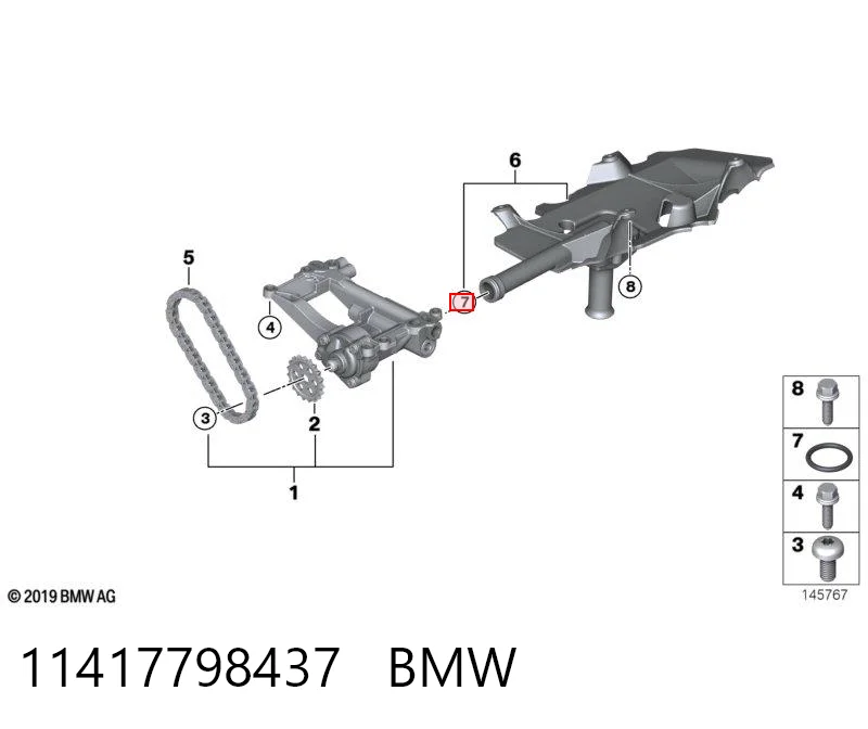 11417798437 BMW Vedante de tampa do gargalho de enchimento de óleo