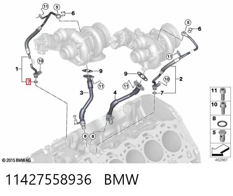 11427558936 BMW Vedante de tampa do gargalho de enchimento de óleo
