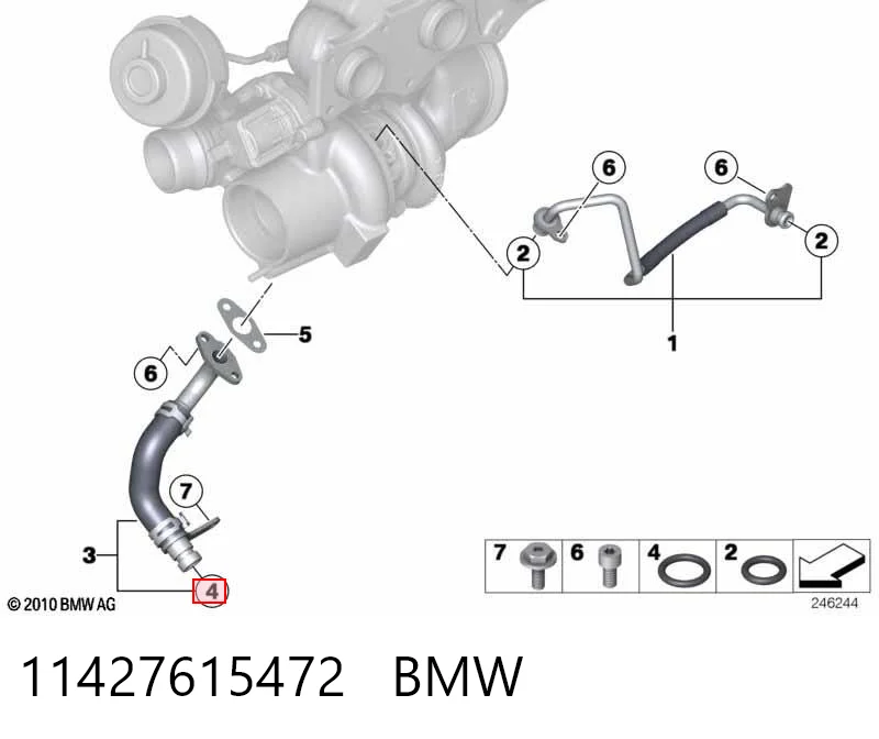 11427615472 BMW Tampa de unidade de dispositivos de segurança