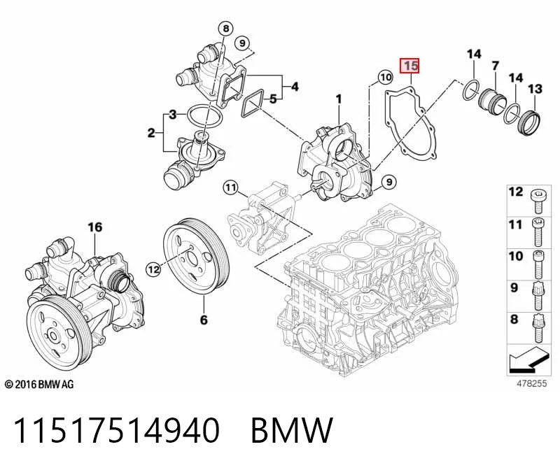 11517514940 BMW