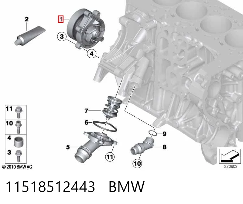 11518512443 BMW