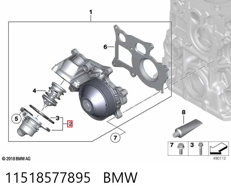 11518577895 BMW Termostato