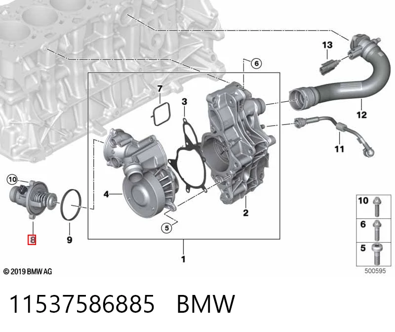 11537586885 BMW Termostato