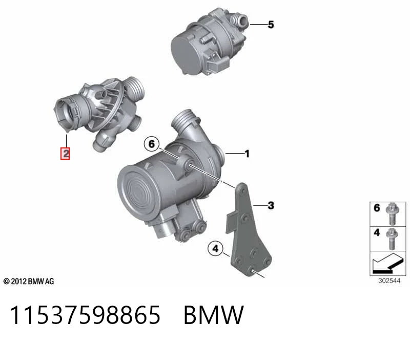 11537598865 BMW Termostato