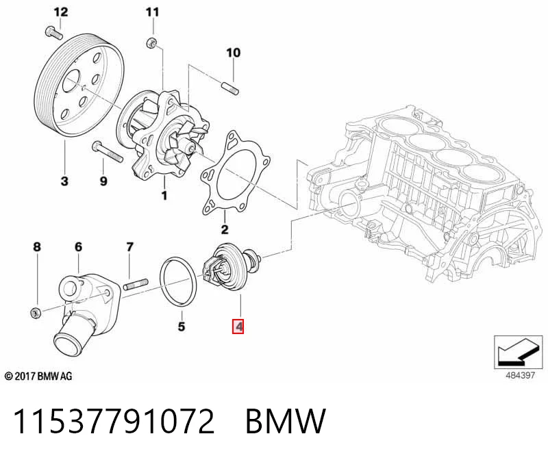 Termostato para Toyota 4 Runner N130