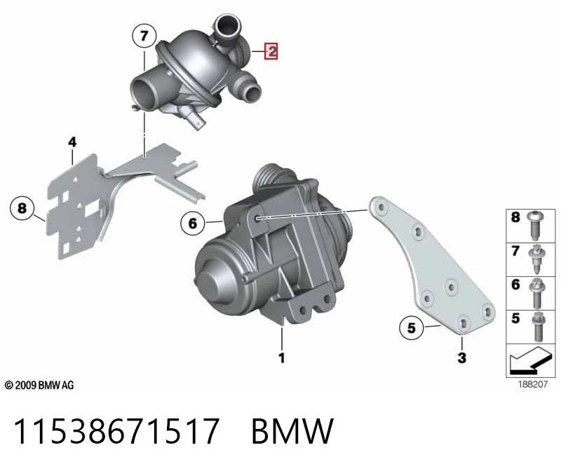11538671517 BMW Termostato