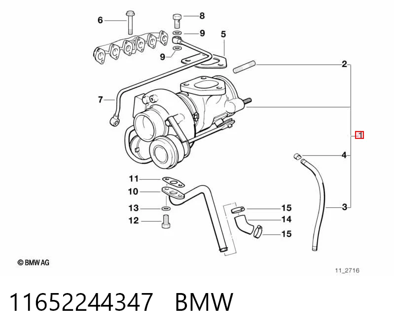 4917706501 Mitsubishi Turbina