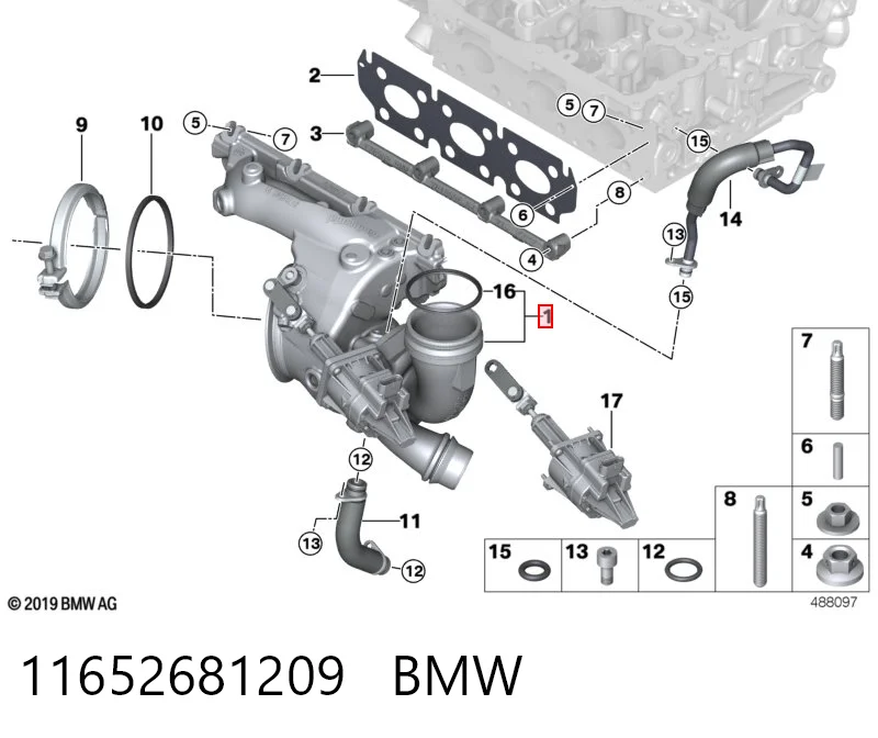 11652681209 BMW Turbina