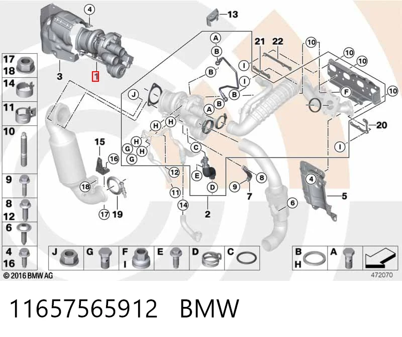 11657565912 BMW Turbina