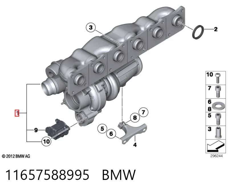 11657588995 BMW Turbina