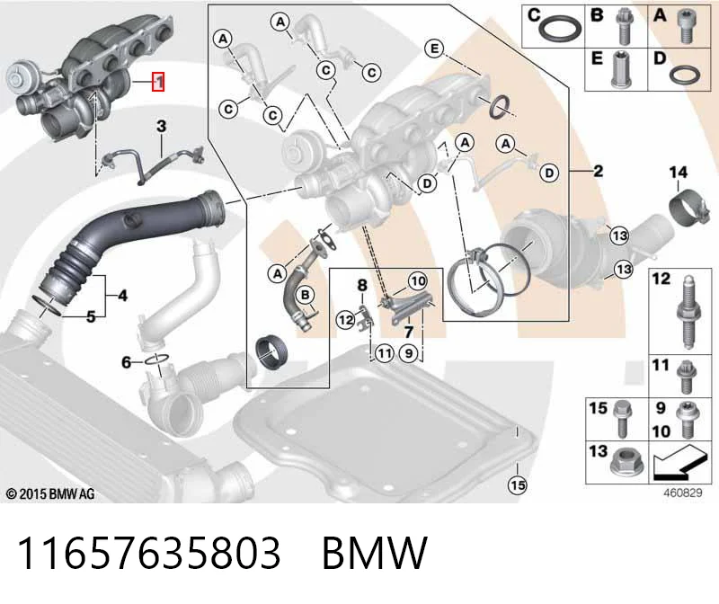 11657635803 BMW Turbina