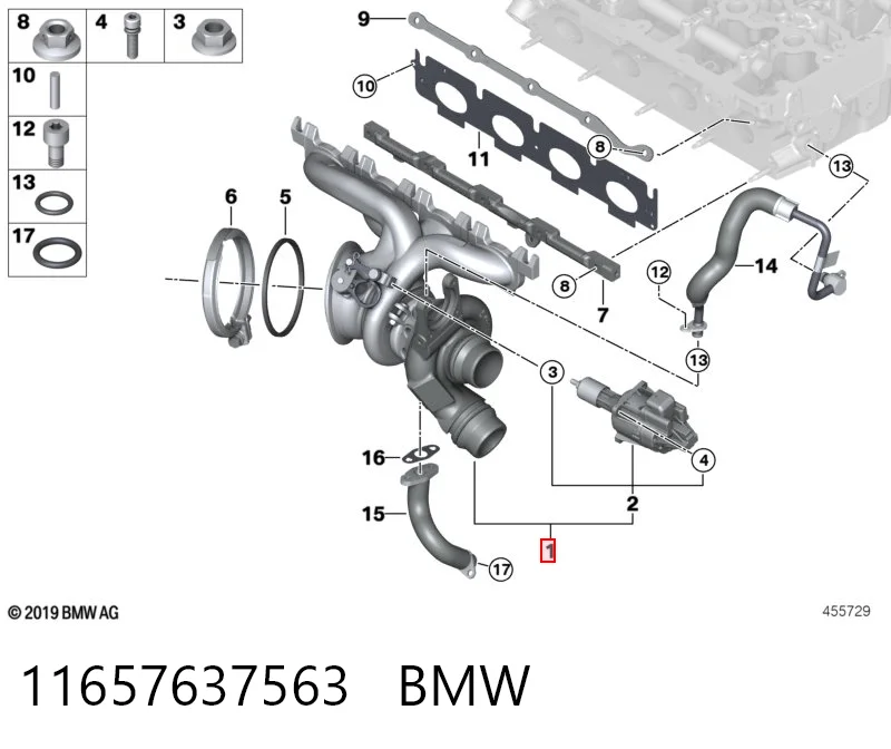 11657637563 BMW Turbina