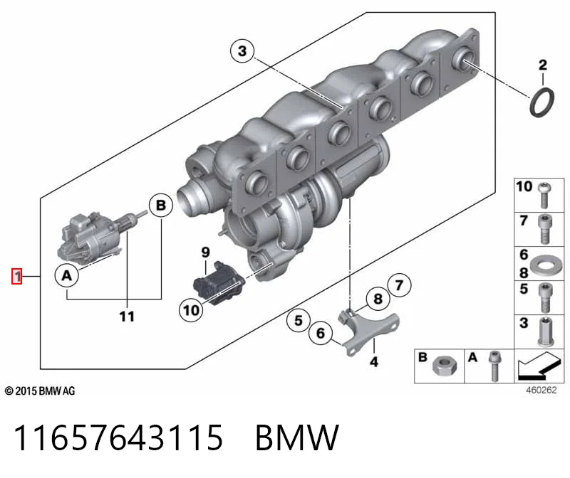 11657643115 BMW Turbina