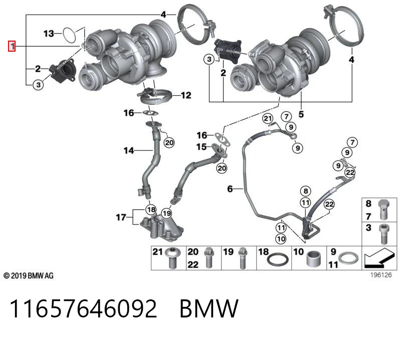 11657646092 BMW Turbina