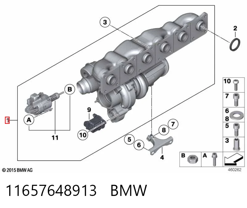 11657648913 BMW Turbina