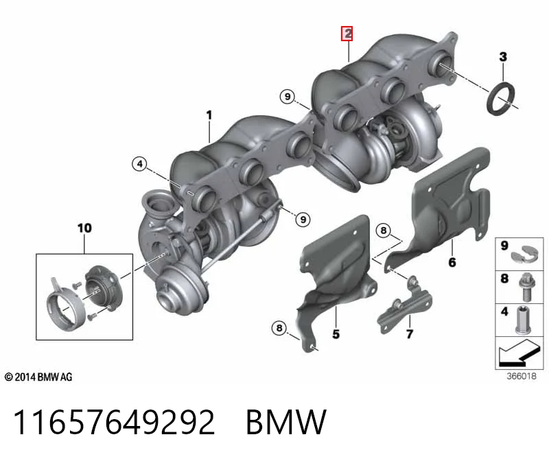 11657649292 BMW Turbina