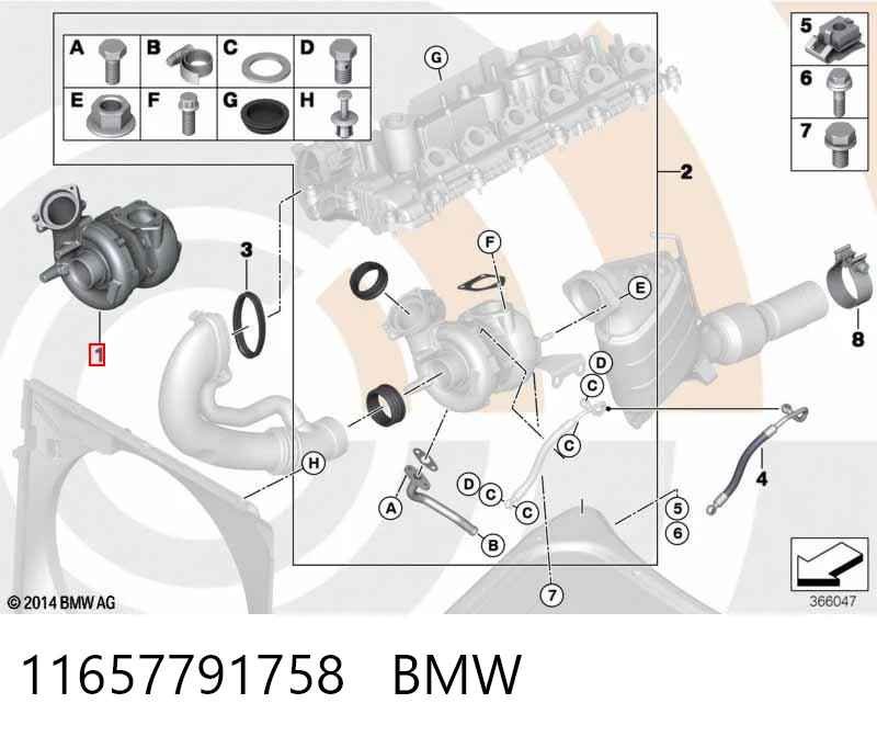 11657791758 BMW Turbina
