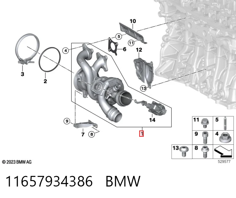Turbina para BMW X5  G05, F95
