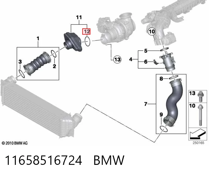 11658516724 BMW Vedante de tampa do gargalho de enchimento de óleo