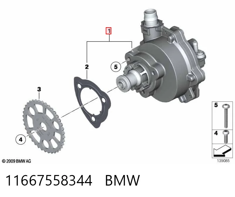 11667558344 BMW Bomba a vácuo