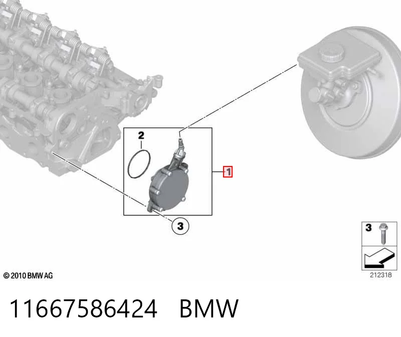 11667586424 BMW Bomba a vácuo