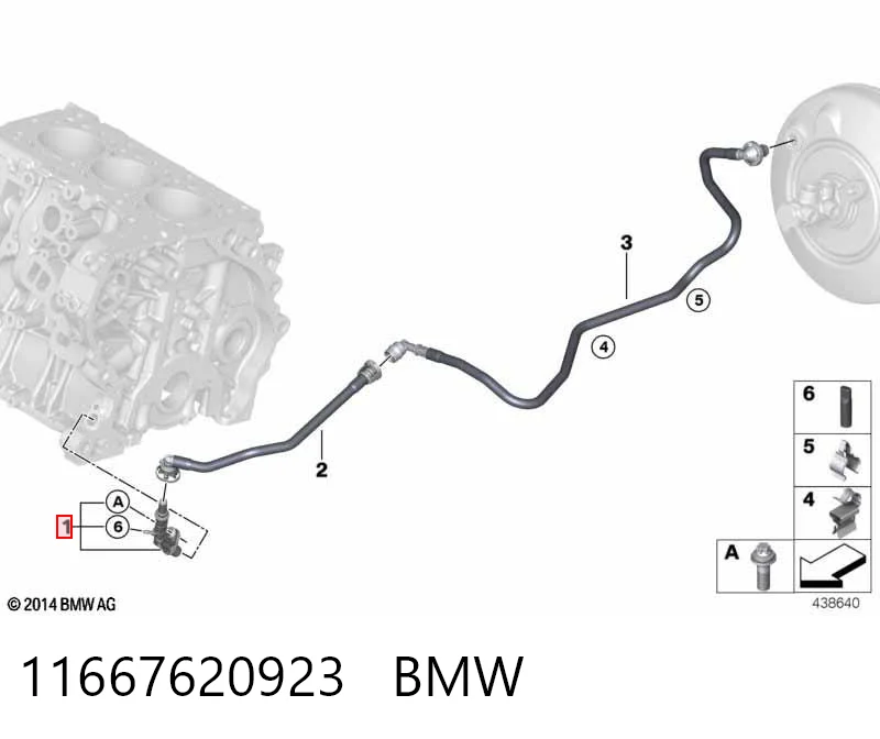 11667620923 BMW Válvula de limitação de pressão de óleo CBC