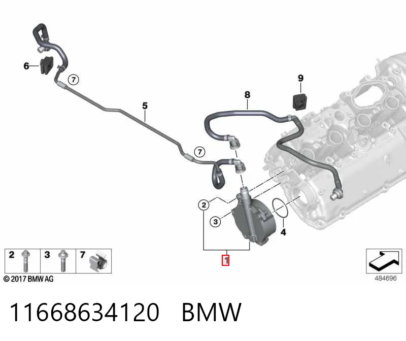 Bomba a vácuo BMW 5  G30, F90 ao melhor preço