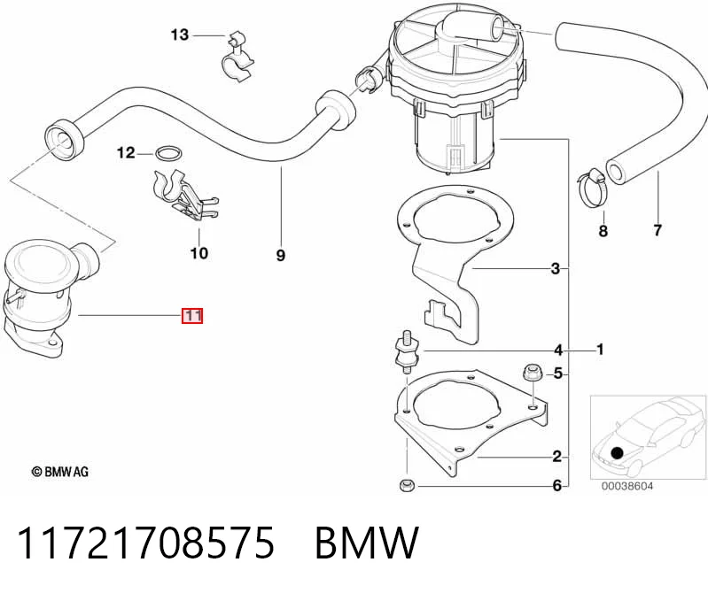 11721708575 BMW
