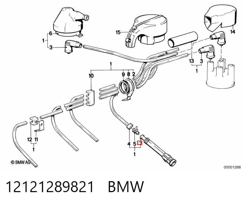 Ponta da vela de ignição para BMW 3 E30