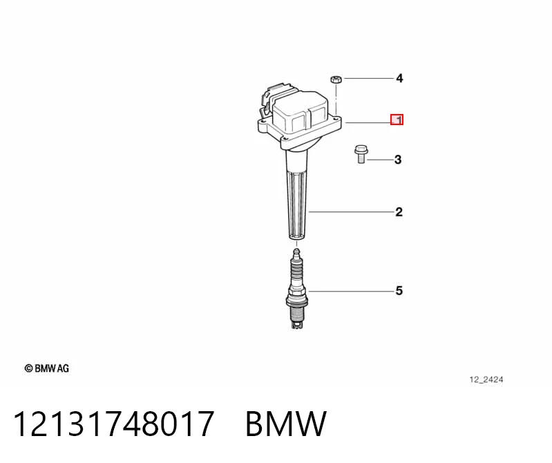 12131748017 BMW Bobina de ignição