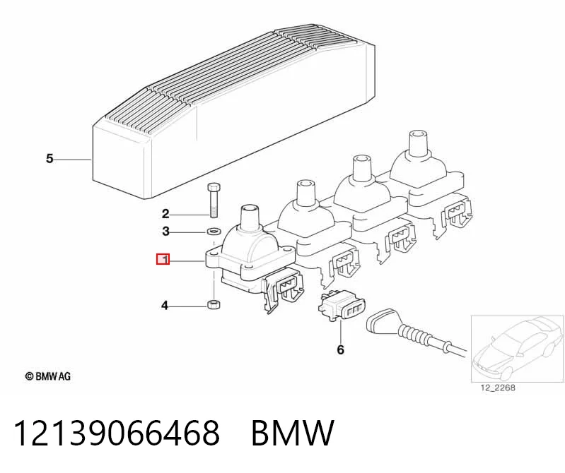 12139066468 BMW Bobina de ignição