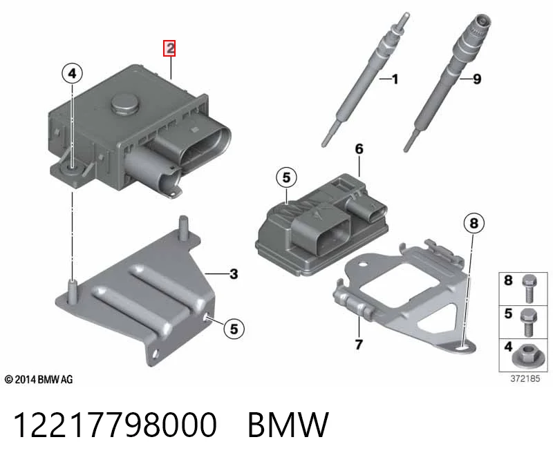 12217798000 BMW Relê das velas de incandescência