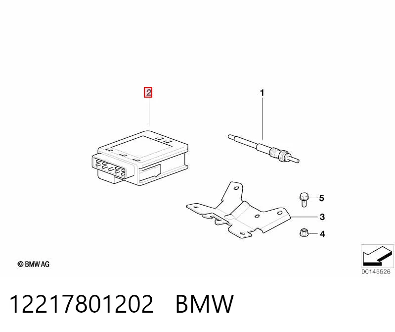 12217801202 BMW Relê das velas de incandescência