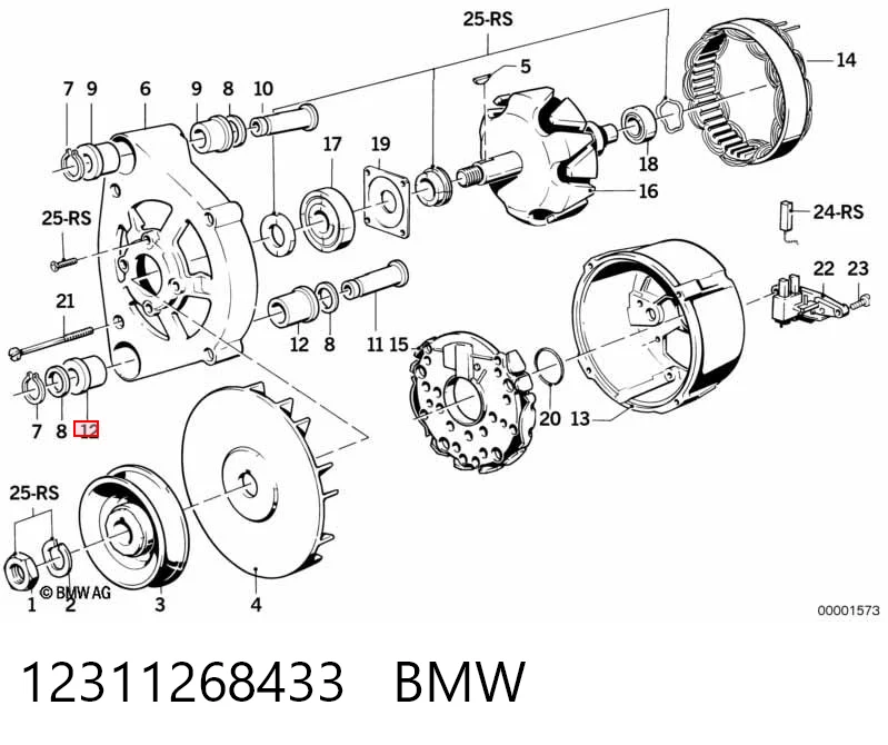Consola do gerador BMW 3  E30