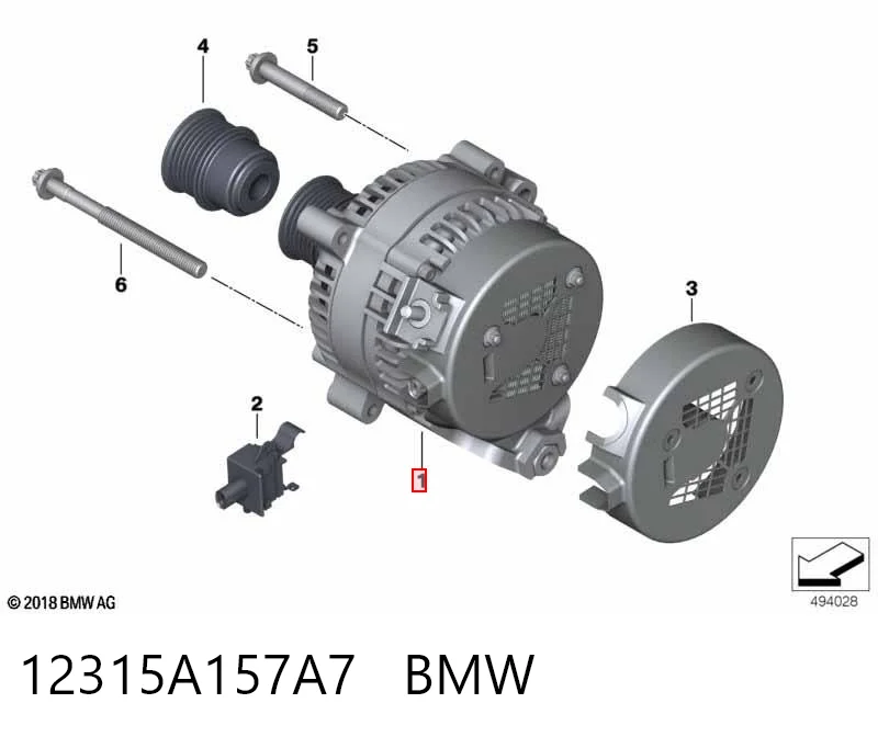  Gerador BMW 1 hatchback (F40) (2019 - 2026) 
