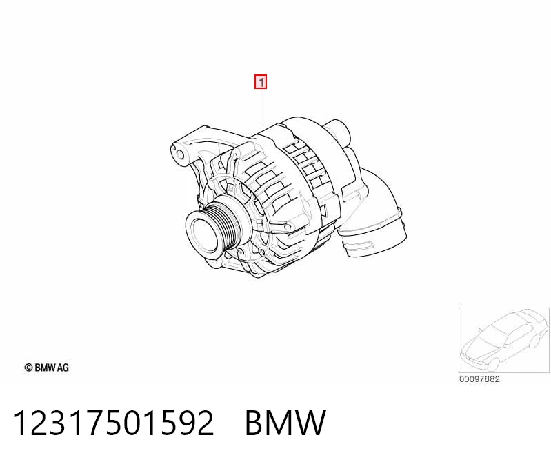 12317501592 BMW Gerador