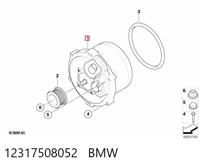 12317508052 BMW Gerador