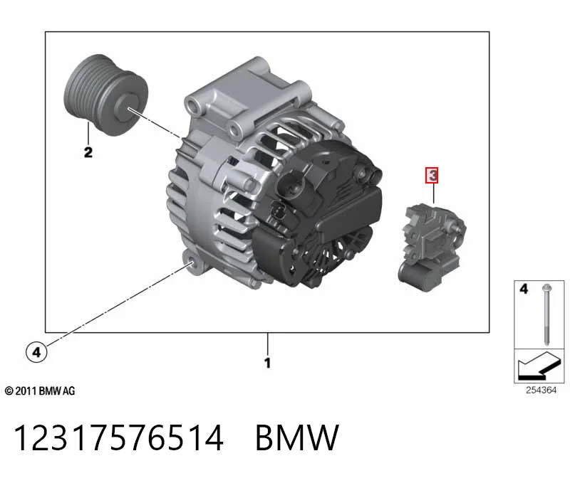 12317576514 BMW Gerador