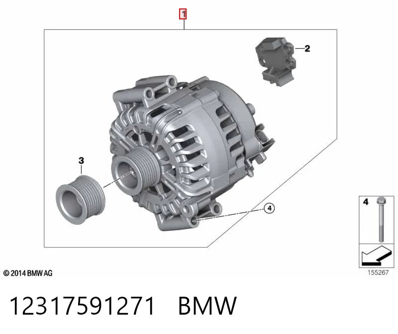 12317591271 BMW Gerador