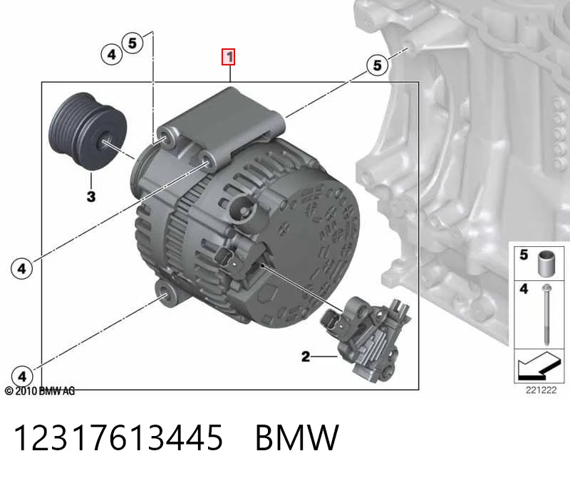12317613445 BMW Gerador