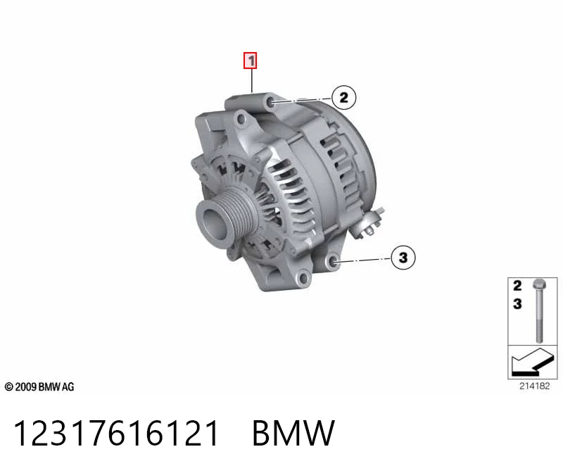 12317616121 BMW Gerador