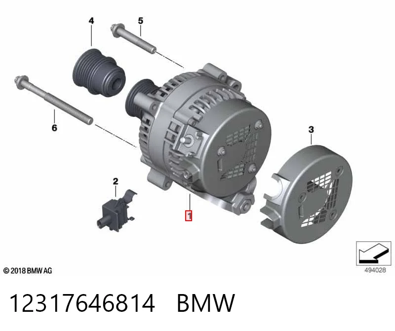 12317646814 BMW Gerador