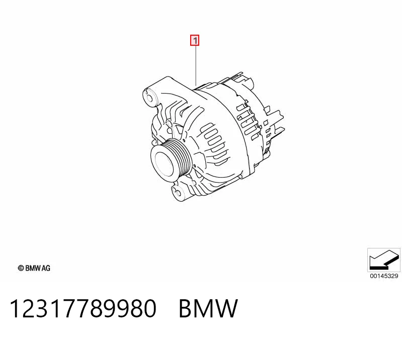 12317789980 BMW Gerador