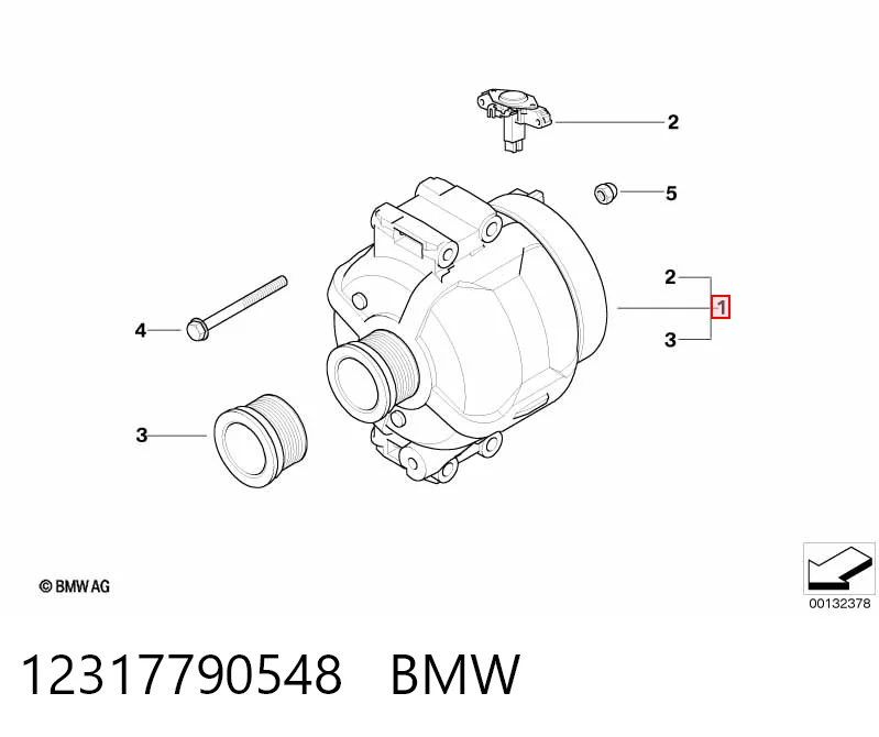 12317790548 BMW Gerador