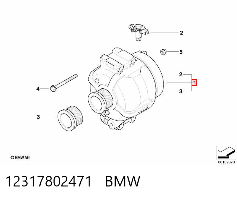 12317802471 BMW Gerador
