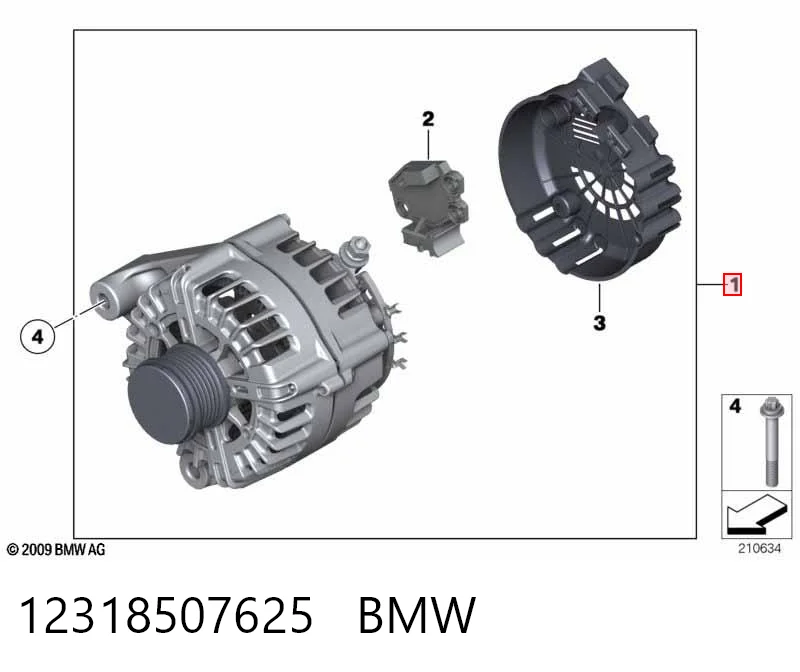 12318507625 BMW Gerador