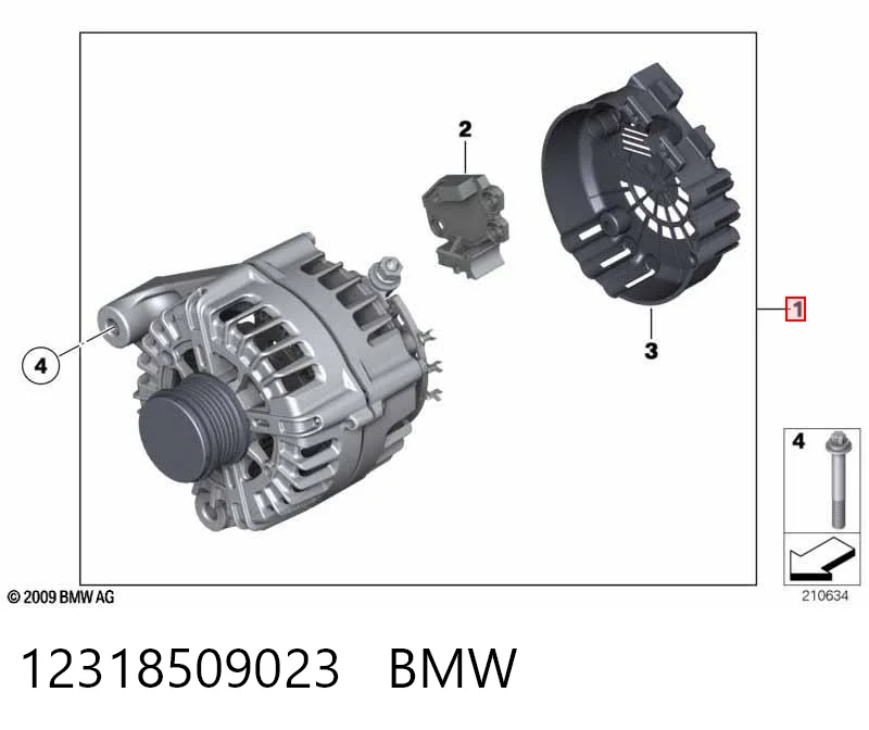 12318509023 BMW Gerador